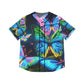Neon Butterfly Glowscape Neon Butterflies Womans Jersey