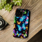 Luminous Butterfly Radiance Neon Butterflies Premium Art Magsafe Magnet Tough IPhone 13 14 15 Pro Plus Max and Mini in Matte and Glossy Phone cases