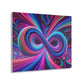 Cosmic Geometrica Splendor. Trippy infity Pattern 1/4" Glossy Acrylic Art