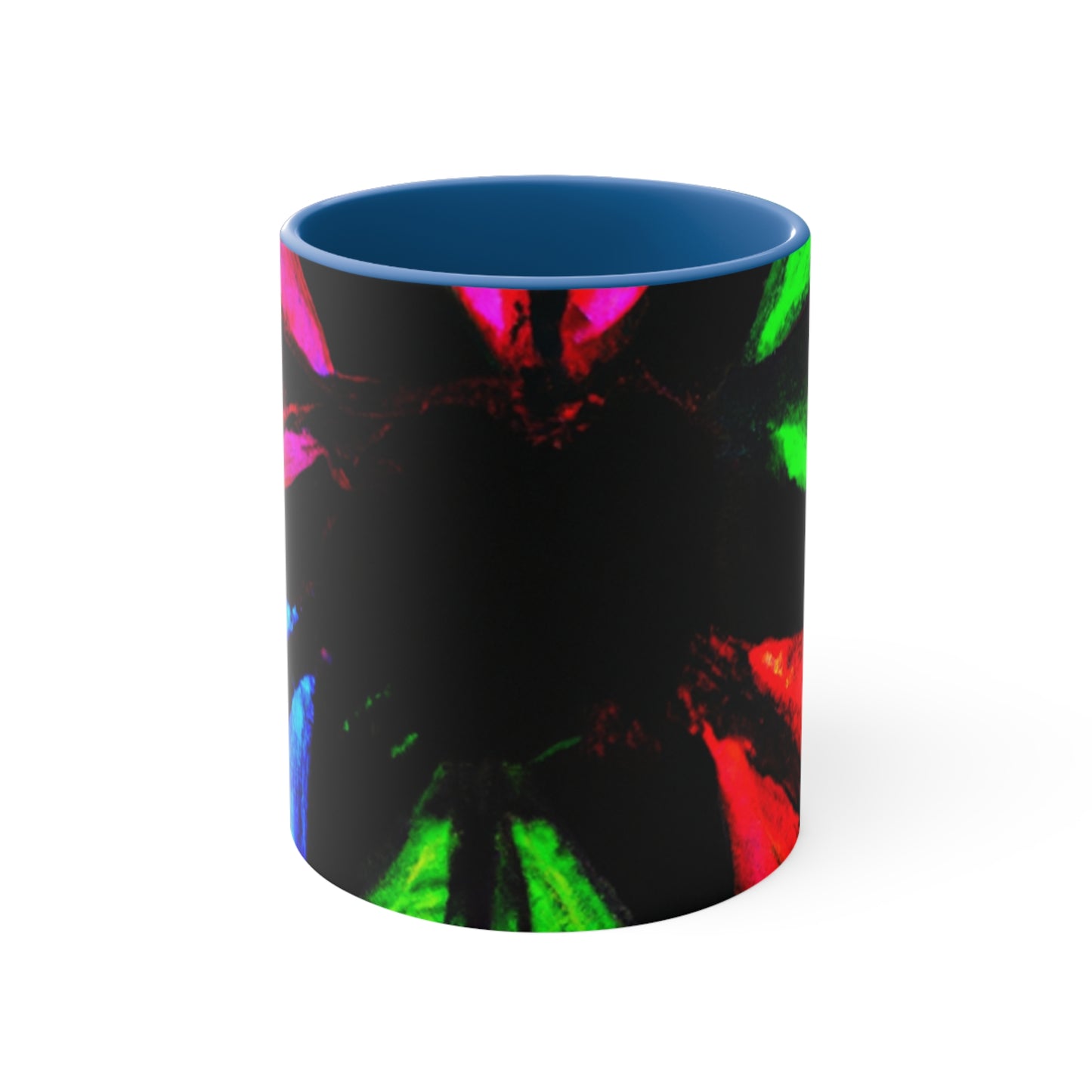 Neon Butterfly Splash. Butterflies 11oz Mug