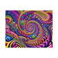 VibNeoInfInf - Neon Trippy Infinity Patterns Puzzle 30, 110, 252, and 1000 Pieces