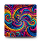 Vibrancy Infinity Neonometry Infinity Patterns Art Acrylic Clock