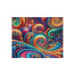 Vibrancy of the Cosmos. Infinity Patterns Outdoor Rug