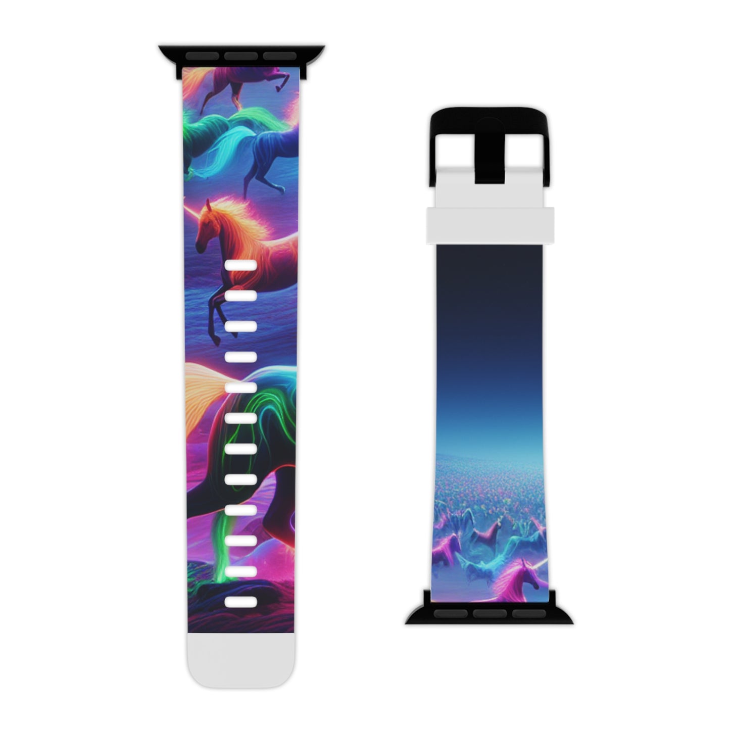 "Neon Prismatic Unicorns" - NEON Unicorns Iwatch Band
