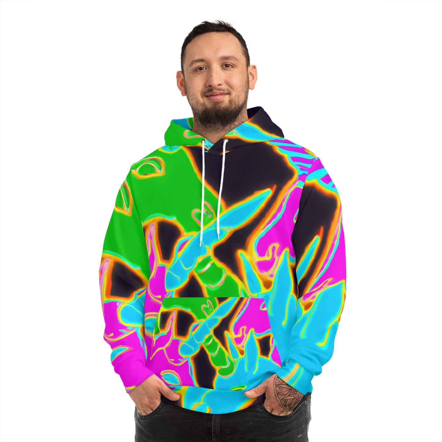 Electric Celestial Dazzle. - Unicorns AOP Hoodie