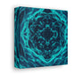 Neon Infinity Fractals. Trippy Infinity Patterns Art Canvas