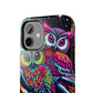 "Neon Nocturne" NEON Owls Tough Phone Case