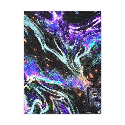 Interdimensional Fantasia. Trippy Infinity Patterns Art Canvas