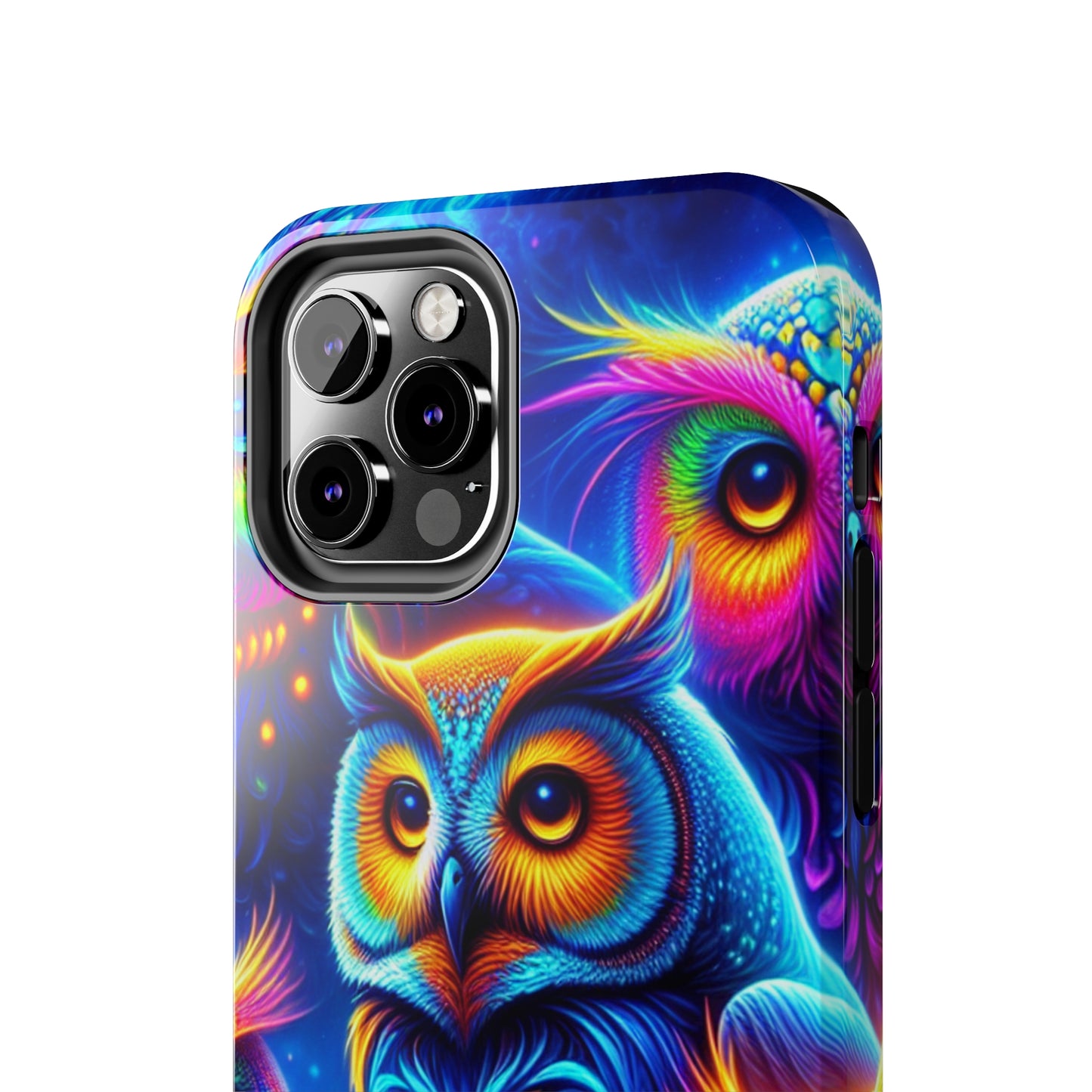 Neon Night Owls. NEON Owls Tough Phone Case