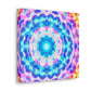 Vivid Cosmic Lightsphere Trippy Infinity Patterns Art Canvas