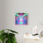 Cosmic Infinity Falls. Trippy Infinity Patterns Acrylic Art Panel