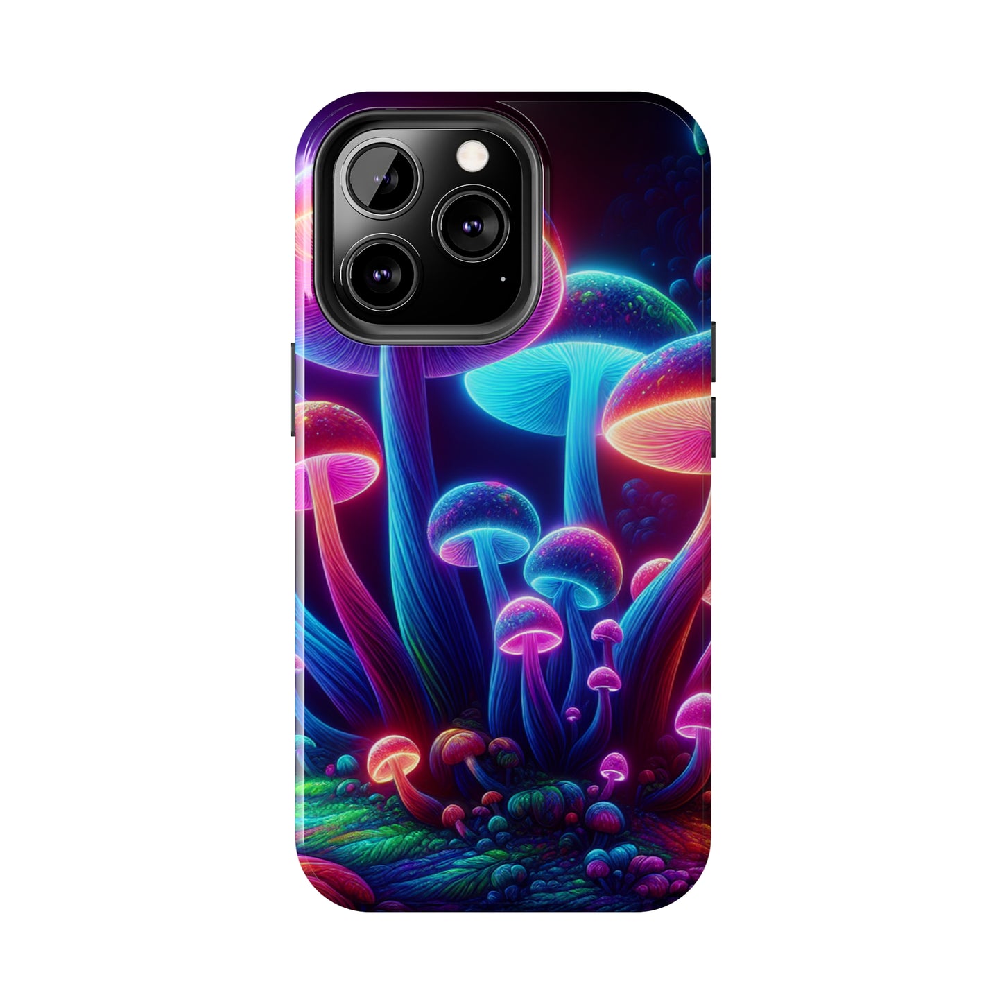Neon Psychedelic Pupal Art NEON Unicorns Tough Phone Case Iphone 7 8 9 10 11 12 13 14 Pro Max Mini Plus XR XS SE