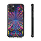 Neon Infinity Dreamscape. Infinity Patterns Art Polycarbonate Phone Case
