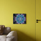 Neon Infinity Vibes. Trippy Infinity Patterns Acrylic Art Panel