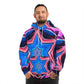 Vibrant Trippin' Neon Eternity -Trippy Infinity Patterns AOP Hoodie