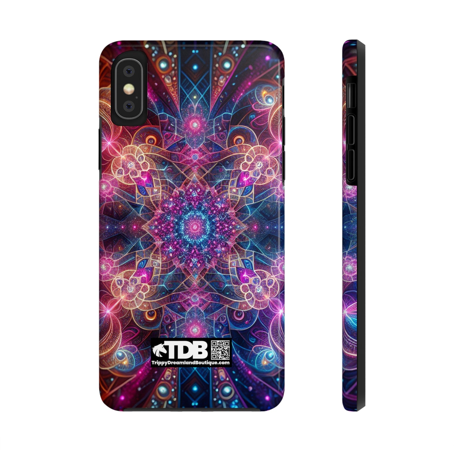 TDB Vibrant Infinity Ozonetics. Trippy Infinity Patterns Tough Phone Case