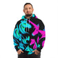 Neon Prismatic Mane. - Unicorns AOP Hoodie