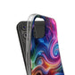 Neon Dreamscapes Infinity Patterns Art Polycarbonate Phone Case