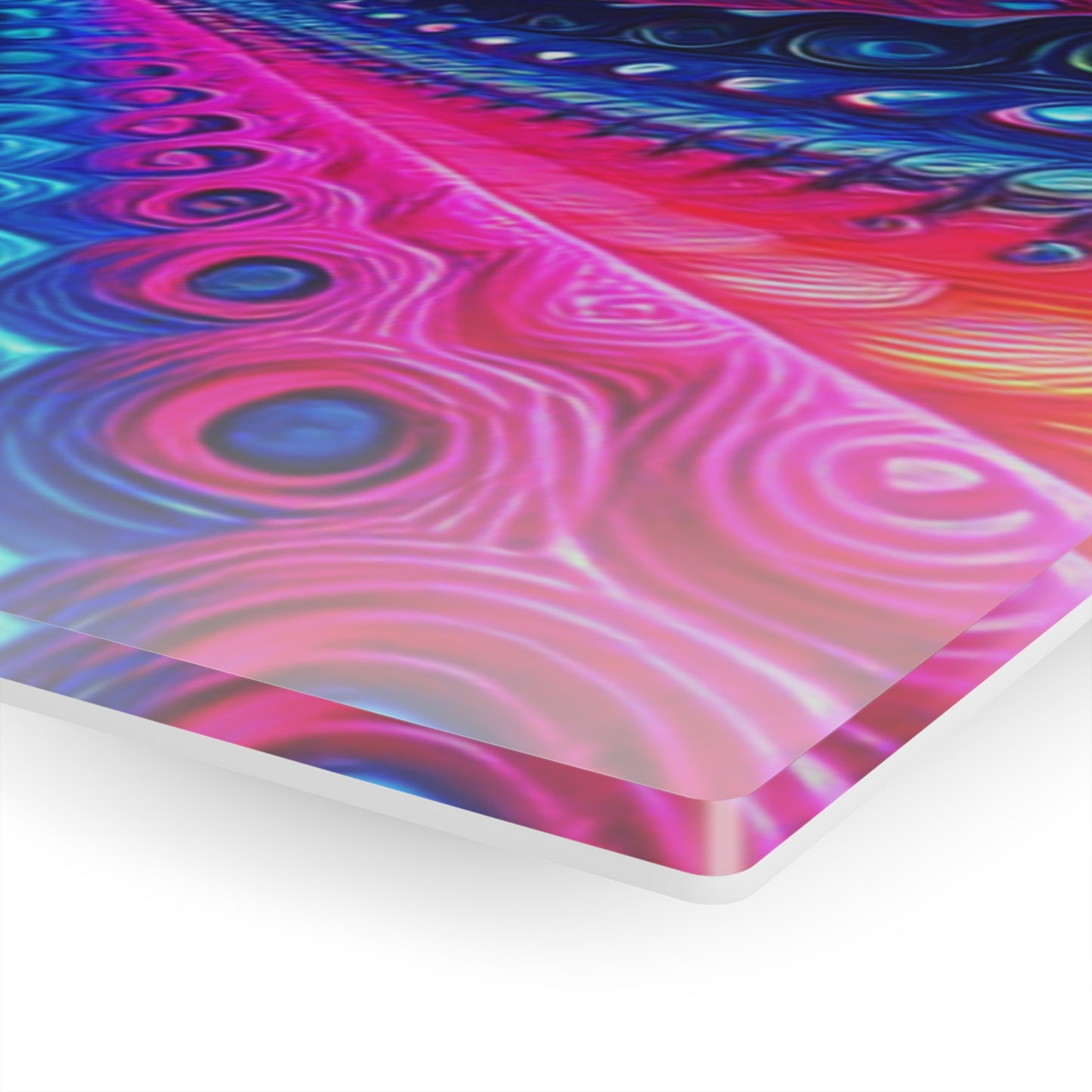 Aurora Fluxion. Trippy infity Pattern 1/4" Glossy Acrylic Art