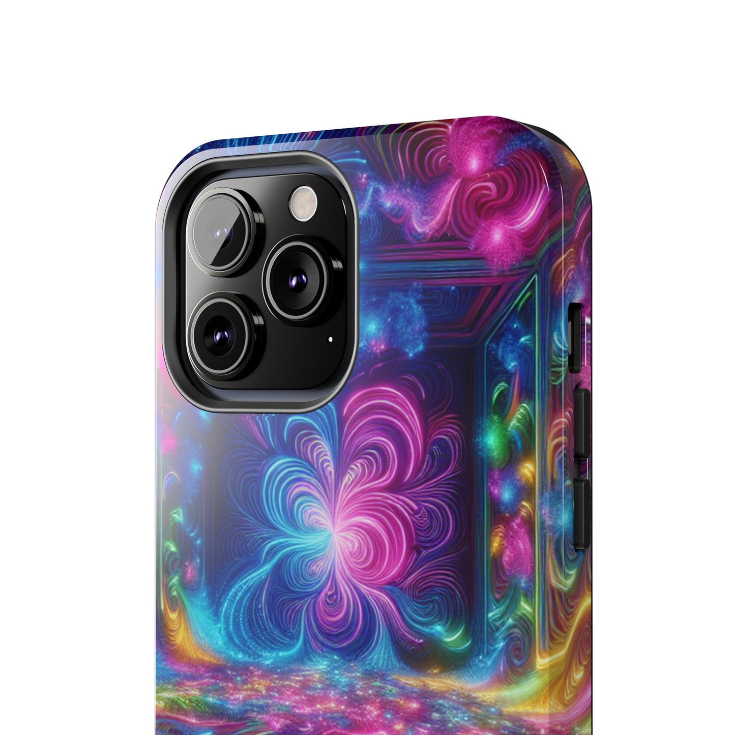 Vortex of Chromatic Wonder Trippy Infinity Patterns Tough Phone Case