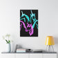 'Neon Unicorn Pod' NEON Unicorns Art Canvas