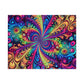 NeonInfinityVibe. - Neon Trippy Infinity Patterns Puzzle 30, 110, 252, and 1000 Pieces