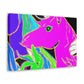 "Neon Rainbow Posse" NEON Unicorns Art Canvas