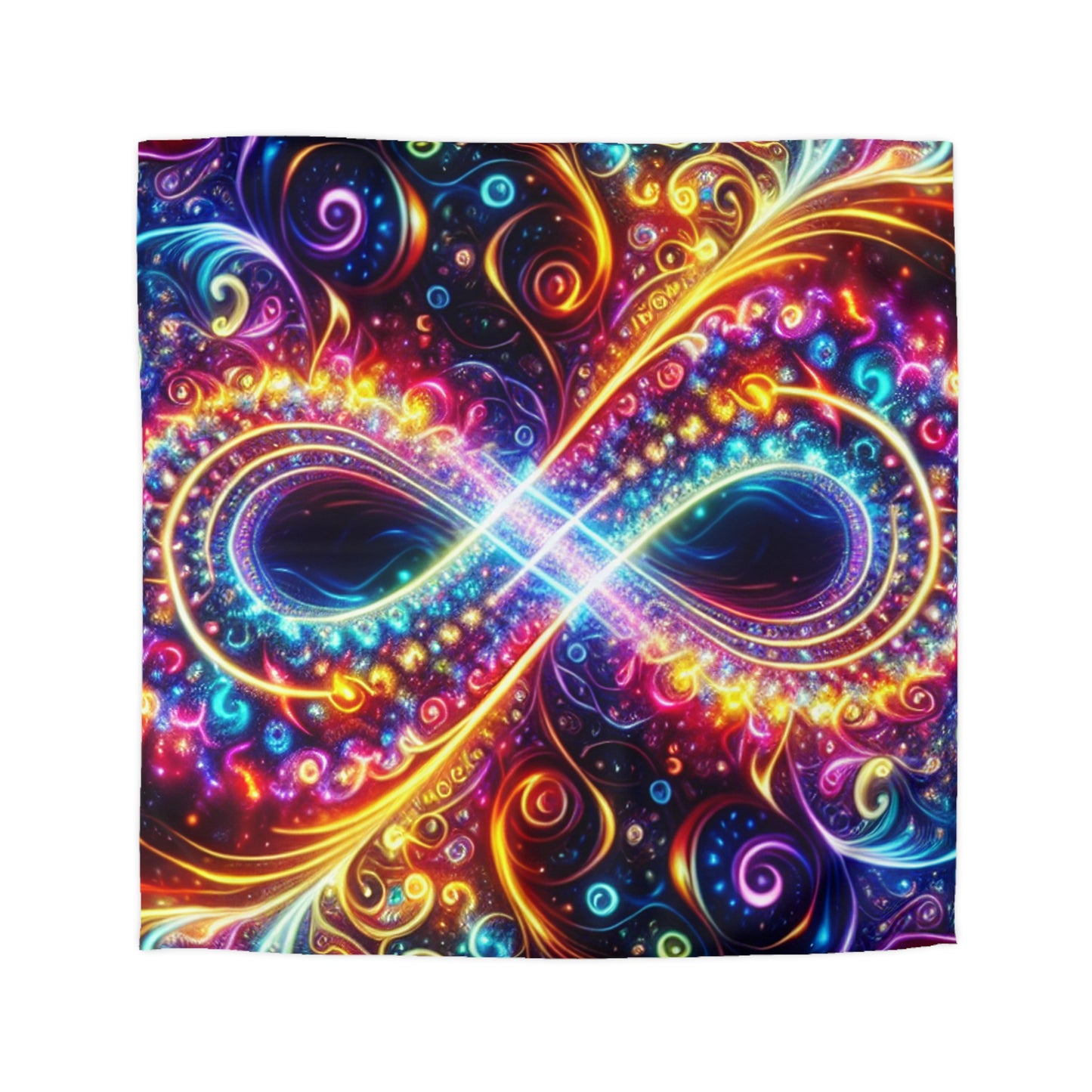 Giovanni Zocchi - Trippy Infinty Patterns Microfiber Duvet Cover