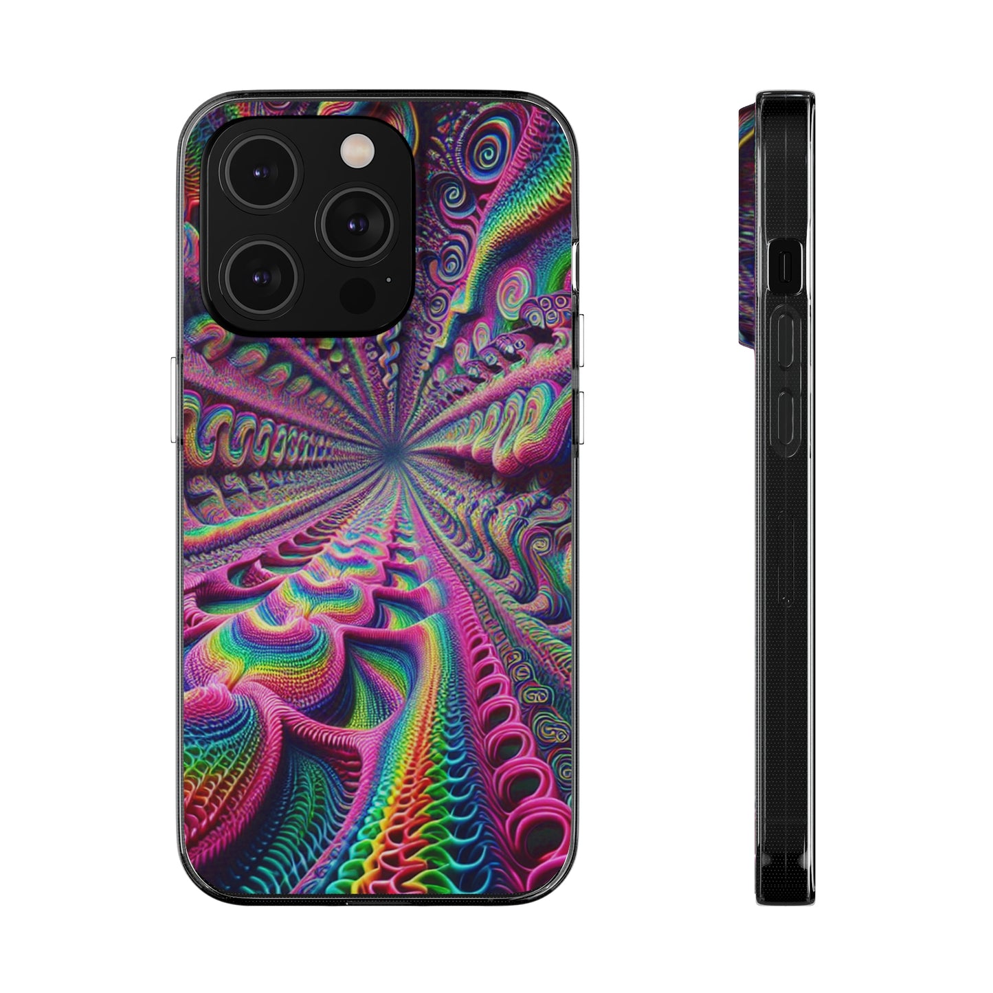 VibrancyInfiniteNeonacopia Infinity Patterns Art Polycarbonate Phone Case