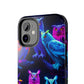 "Mystic Rally of the Neon Owls" NEON Owls Tough Phone Case