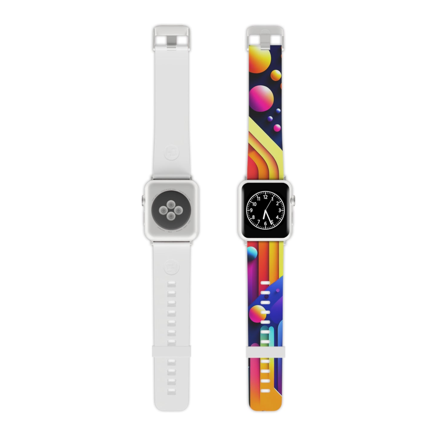Neon Electric Splendor - Trippy Infinity Patterns Iwatch Band