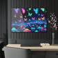 Fantasmagorical Foliage Butterflies & Mushrooms 1/4" Glossy Acrylic Art