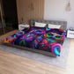 Giovanni di Saraco - NEON Owls Microfiber Duvet Cover