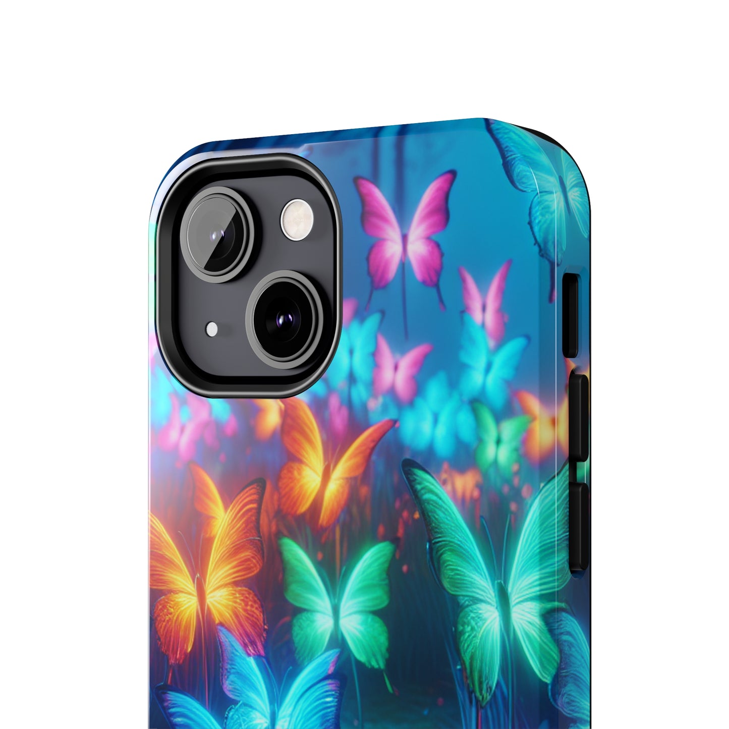 Neon Whispers. NEON Butterflies Tough Phone Case