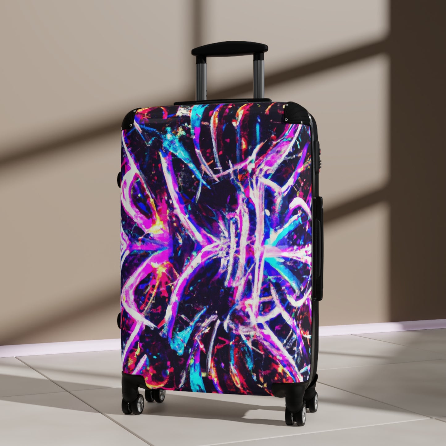 Giovanni Del Sarto - Trippy Infinity Patterns Suitcase