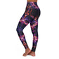 Galactic Neonoid Vortex - Trippy Infinity Patterns Leggings