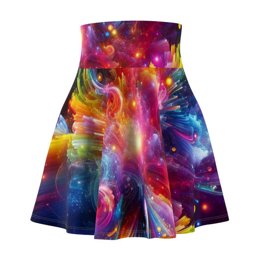 Paolo Allegri - Trippy Infity Patterns Woman's Skater Skirt