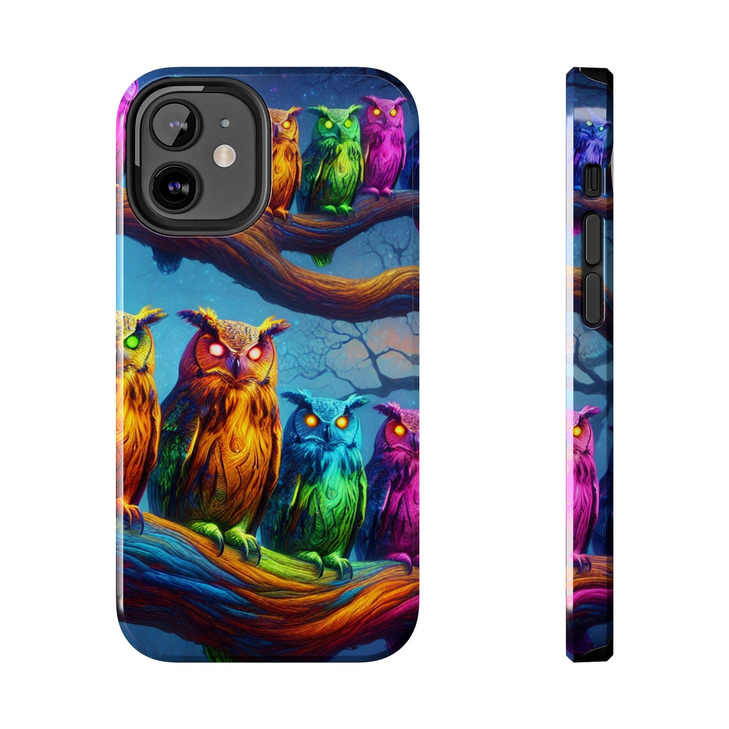 Neon Nocturnal Jazz NEON Owls Tough Phone Case