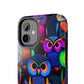 Neon Gloowls. NEON Owls Tough Phone Case