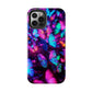 Neon Moth Flutter. NEON Butterflies Tough Phone Case