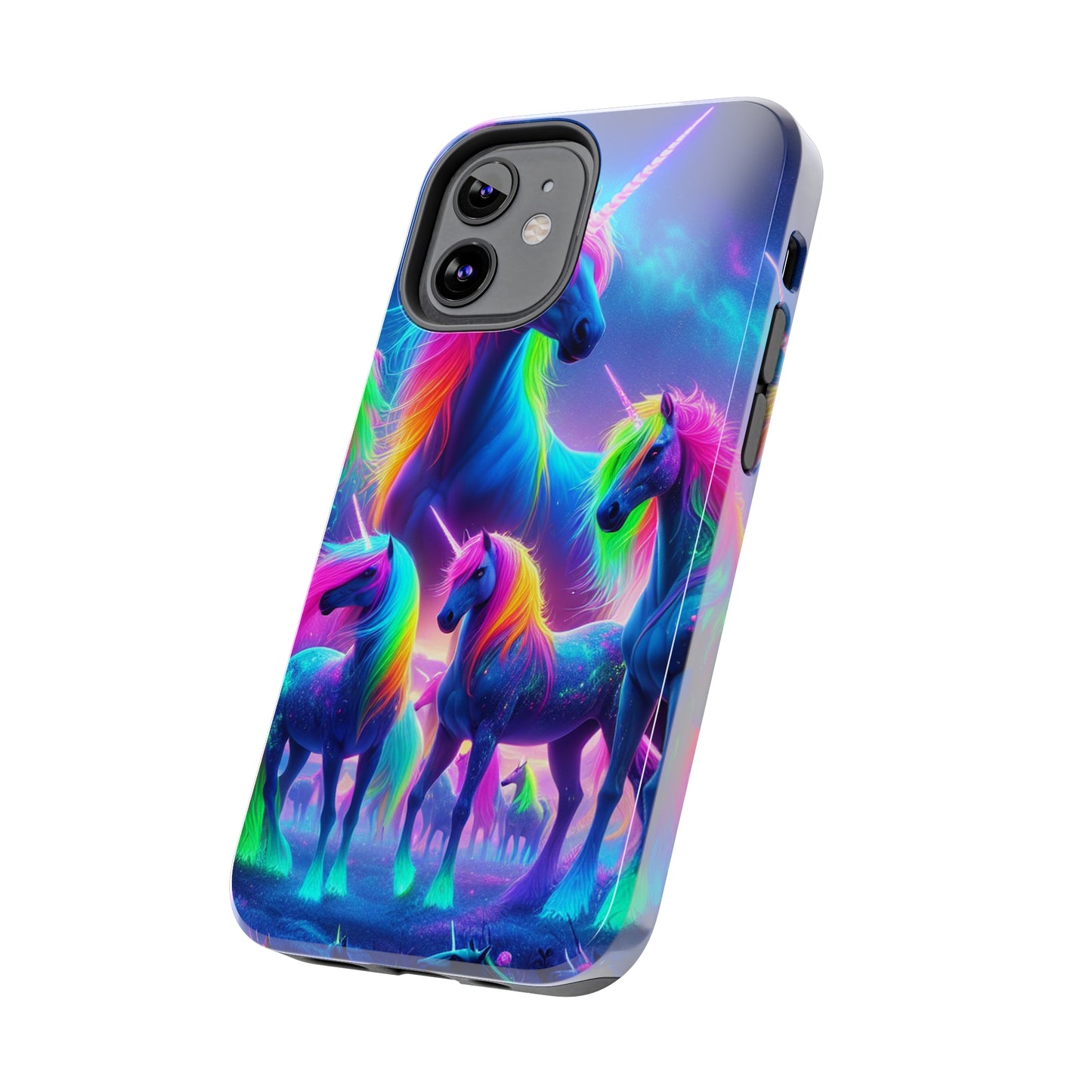 Vibrant's Mystic Muster NEON Unicorns Tough Phone Case