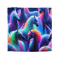 Ambrosius da Vinci - NEON Unicorns Microfiber Duvet Cover