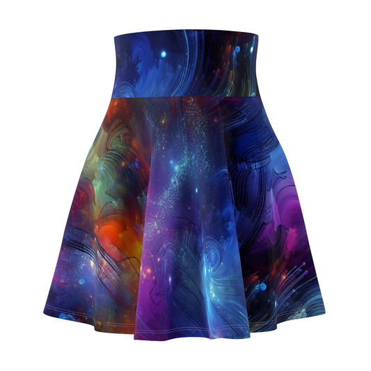 Jacopo da Firenze - Trippy Infity Patterns Woman's Skater Skirt