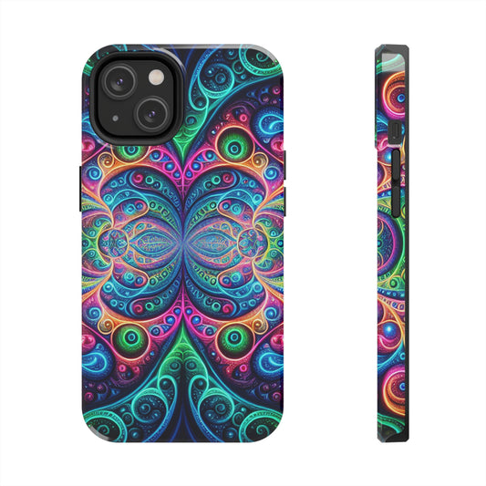 Dreamscape Eon Flow. Trippy Infinity Patterns Tough Phone Case Iphone 7 8 9 10 11 12 13 14 Pro Max Mini Plus XR XS SE