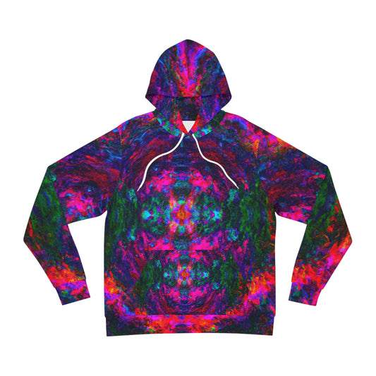 "Interdimensional Fluorescence" -Trippy Infinity Patterns AOP Hoodie