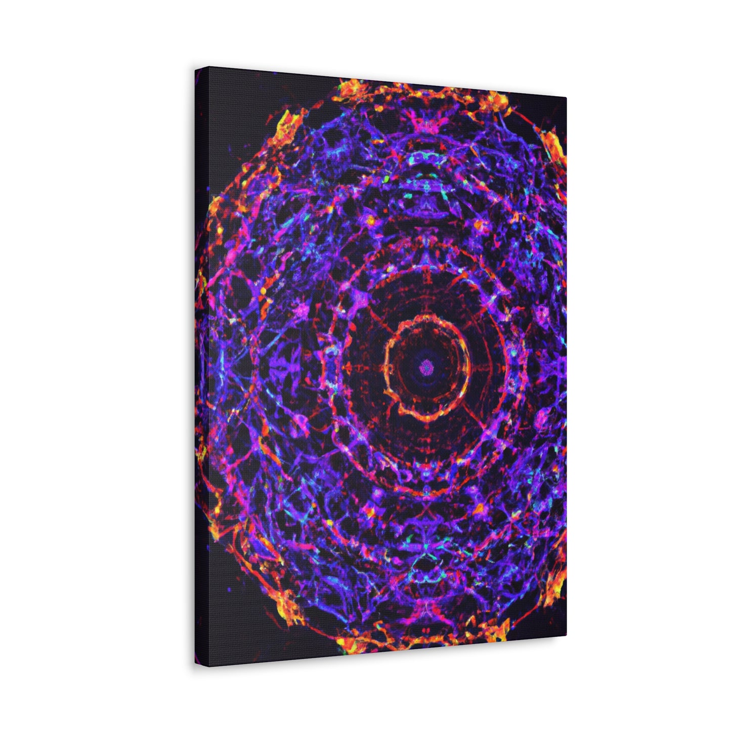 Cosmic Psychedelic Universe. Trippy Infinity Patterns Art Canvas