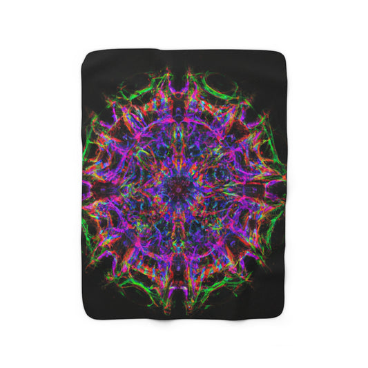 Giovanni della Rovere - Trippy Infinity Patterns Sherpa Blanket