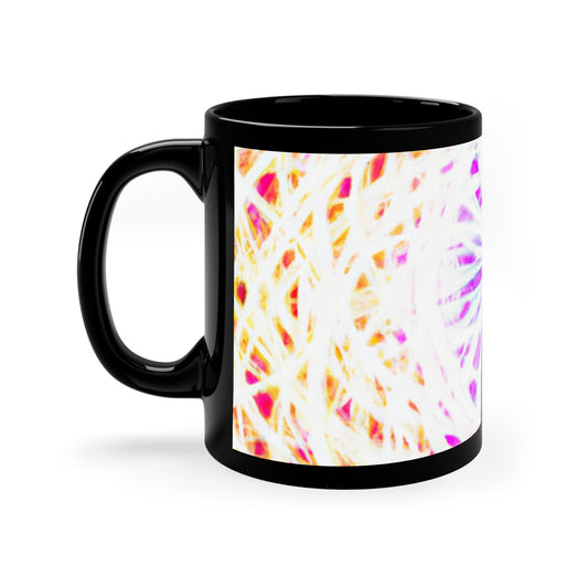 Groovy Infinity PrismaFlux Trippy Infninty Patterns 11oz Black Mug
