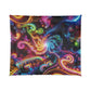 Cosmic Kaleidocolors. Trippy Infinity Patterns Comforter Blanket