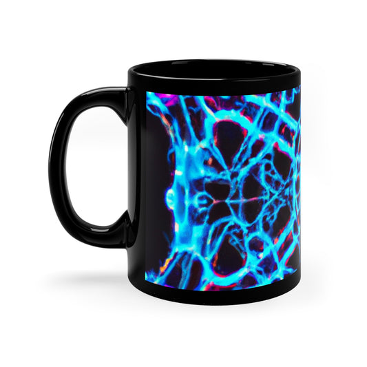 Cosmic Transcendance. Trippy Infninty Patterns 11oz Black Mug